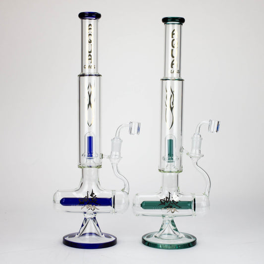 21" AQUA Glass 2-in-1 Inline diffuser glass water bong [AQUA102]_0