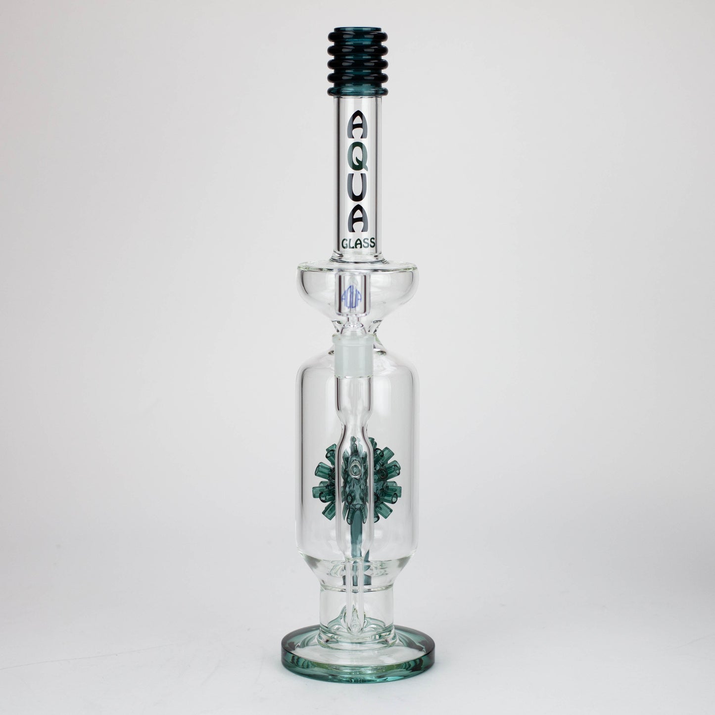 17" AQUA Glass 2-in-1 Mine diffuser glass bong [AQUA120]_9