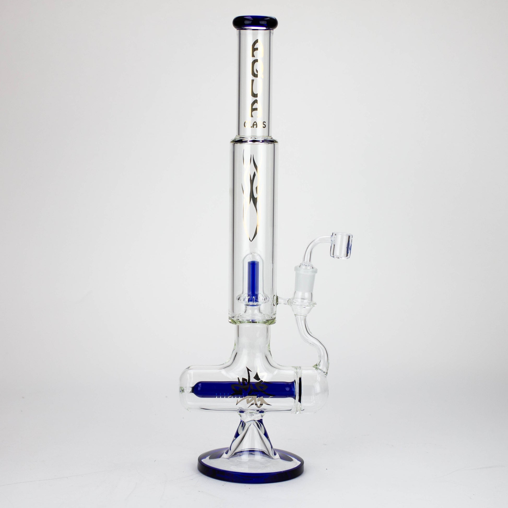 21" AQUA Glass 2-in-1 Inline diffuser glass water bong [AQUA102]_3