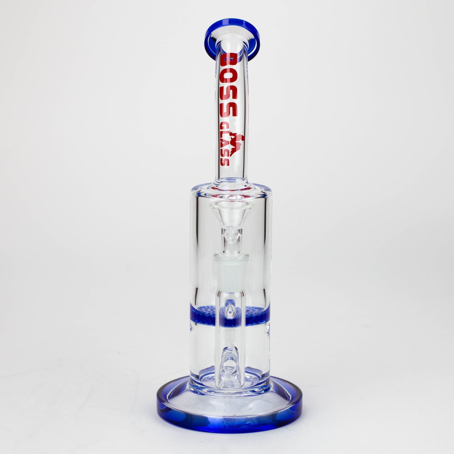 8" Honeycomb diffuser Bent neck glass bong [B12]_2