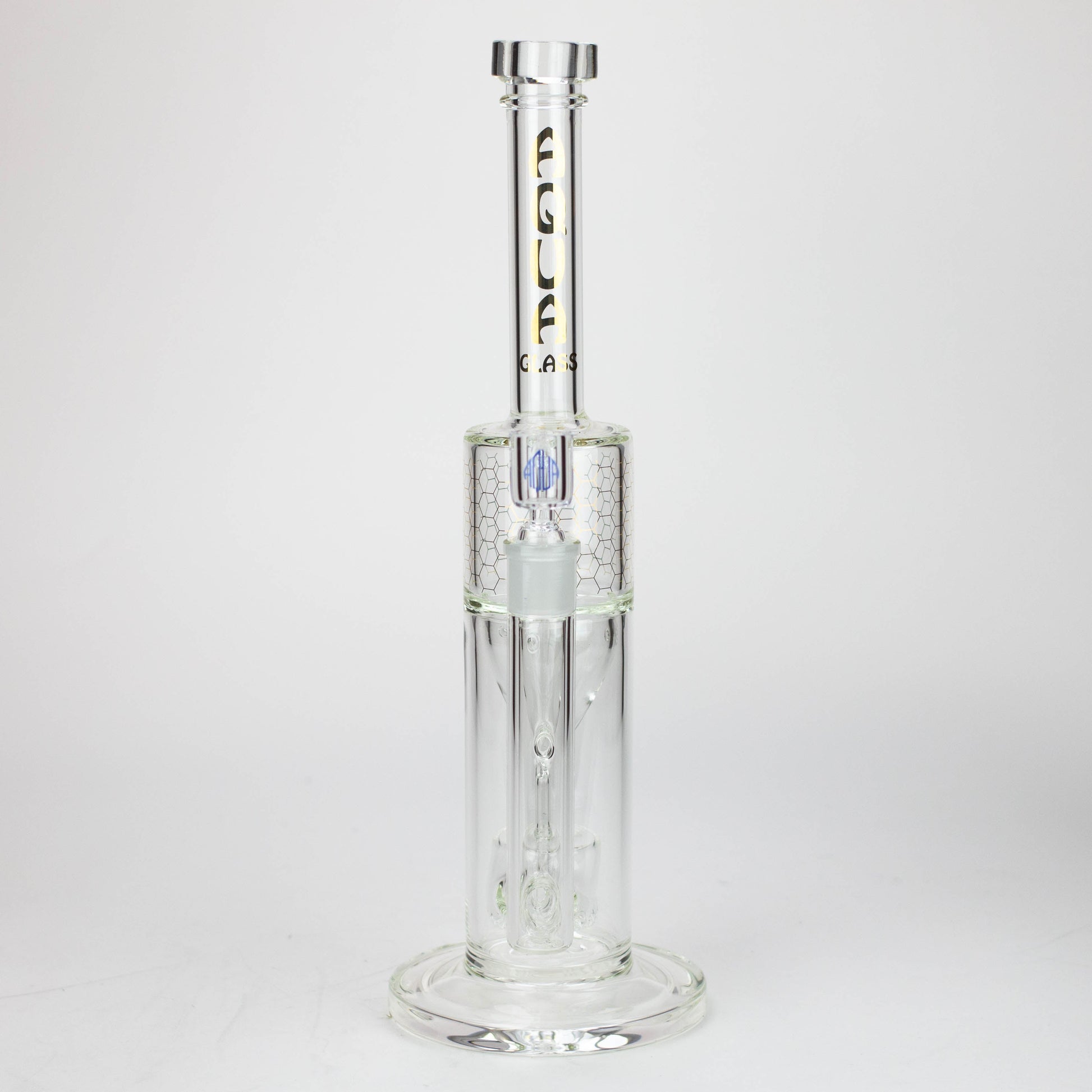 17" AQUA Glass 2-in-1 barrel diffuser glass bong [AQUA129]_4