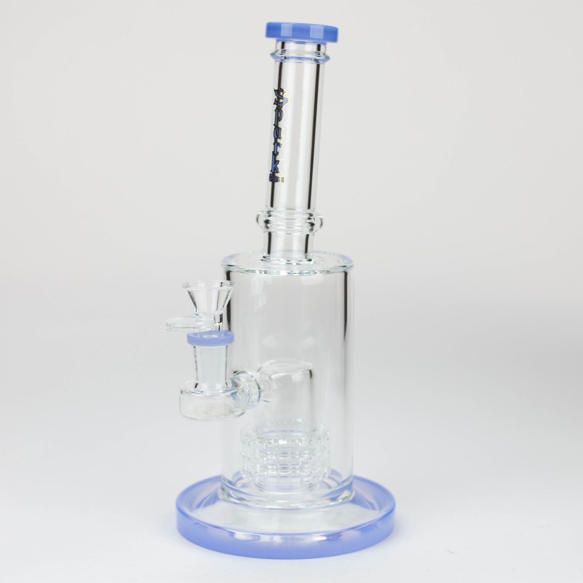 Spark - 10" SPARK barrel diffuser glass water bong_3