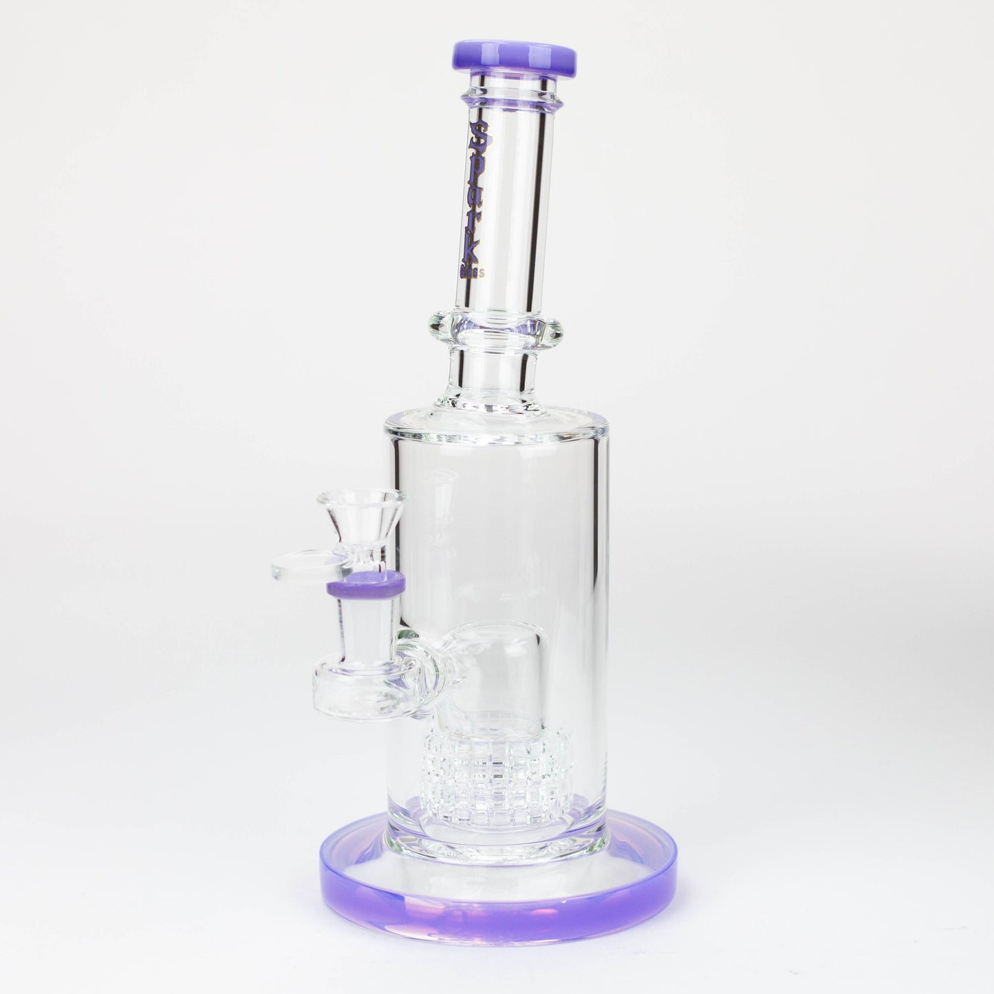 Spark - 10" SPARK barrel diffuser glass water bong_4