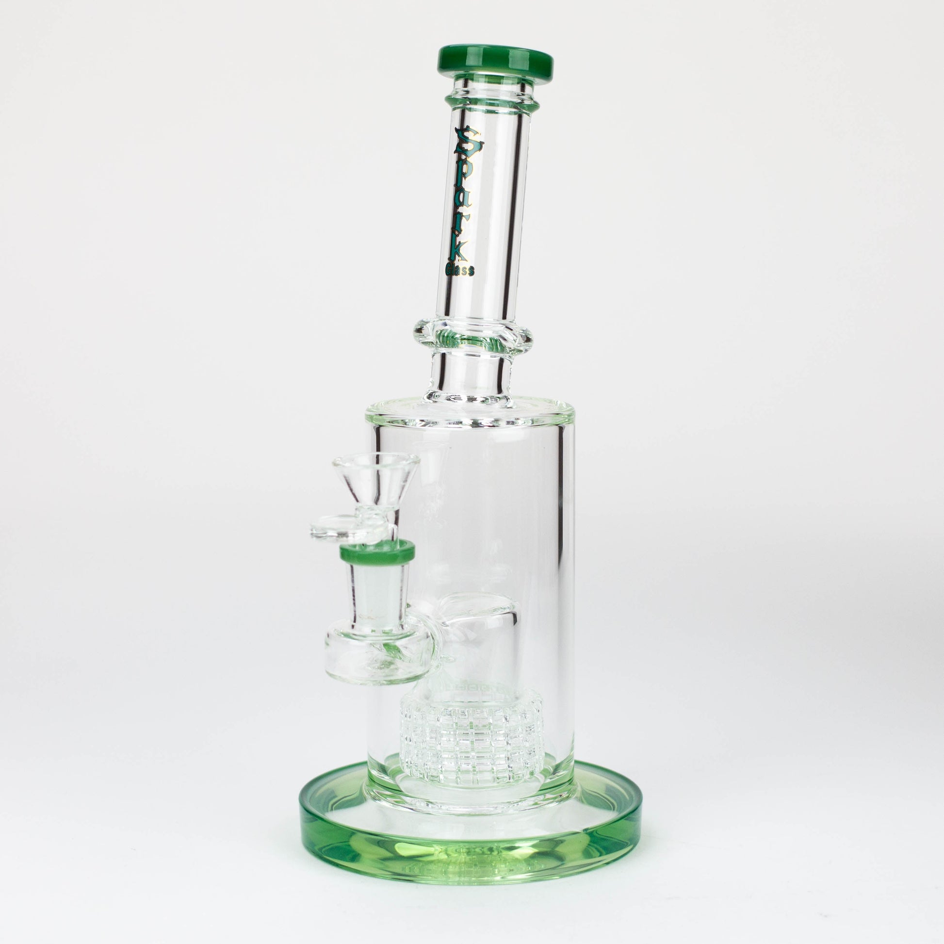 Spark - 10" SPARK barrel diffuser glass water bong_5