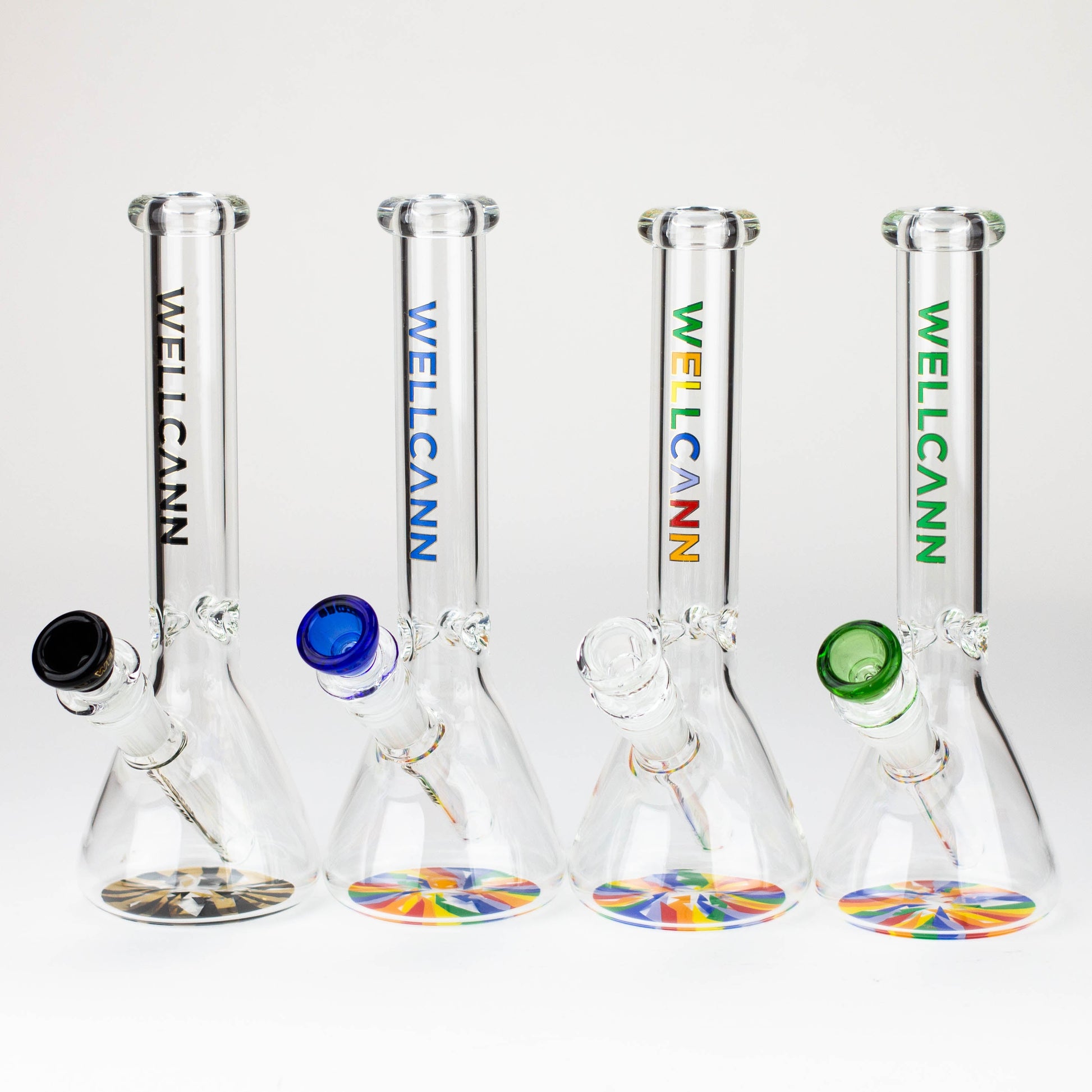 WellCann - 9.5" beaker glass water bong_0