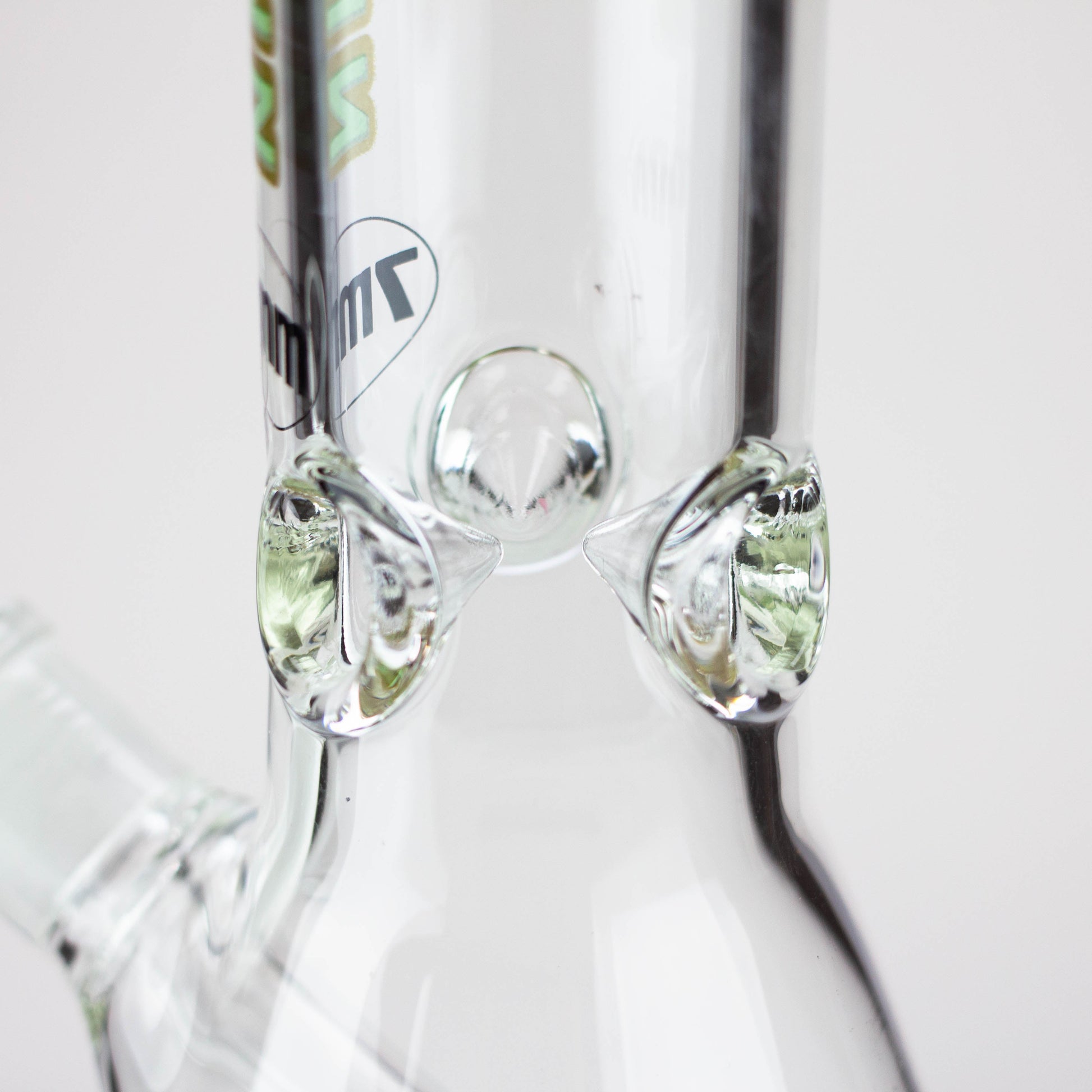 WellCann -12" 7mm glass bong with Glitter Logo_5