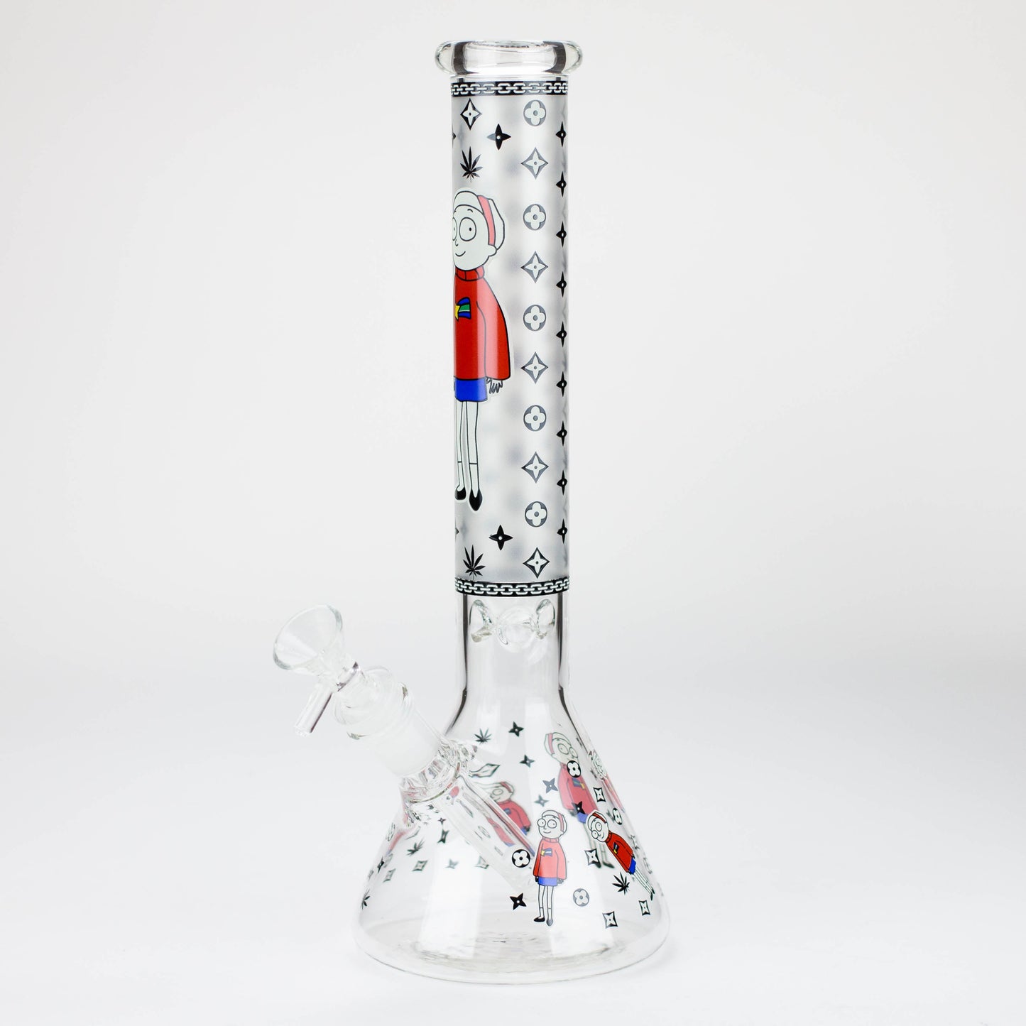 12" Cartoon glass water bong-Glow in the dark [GBT21004]_7