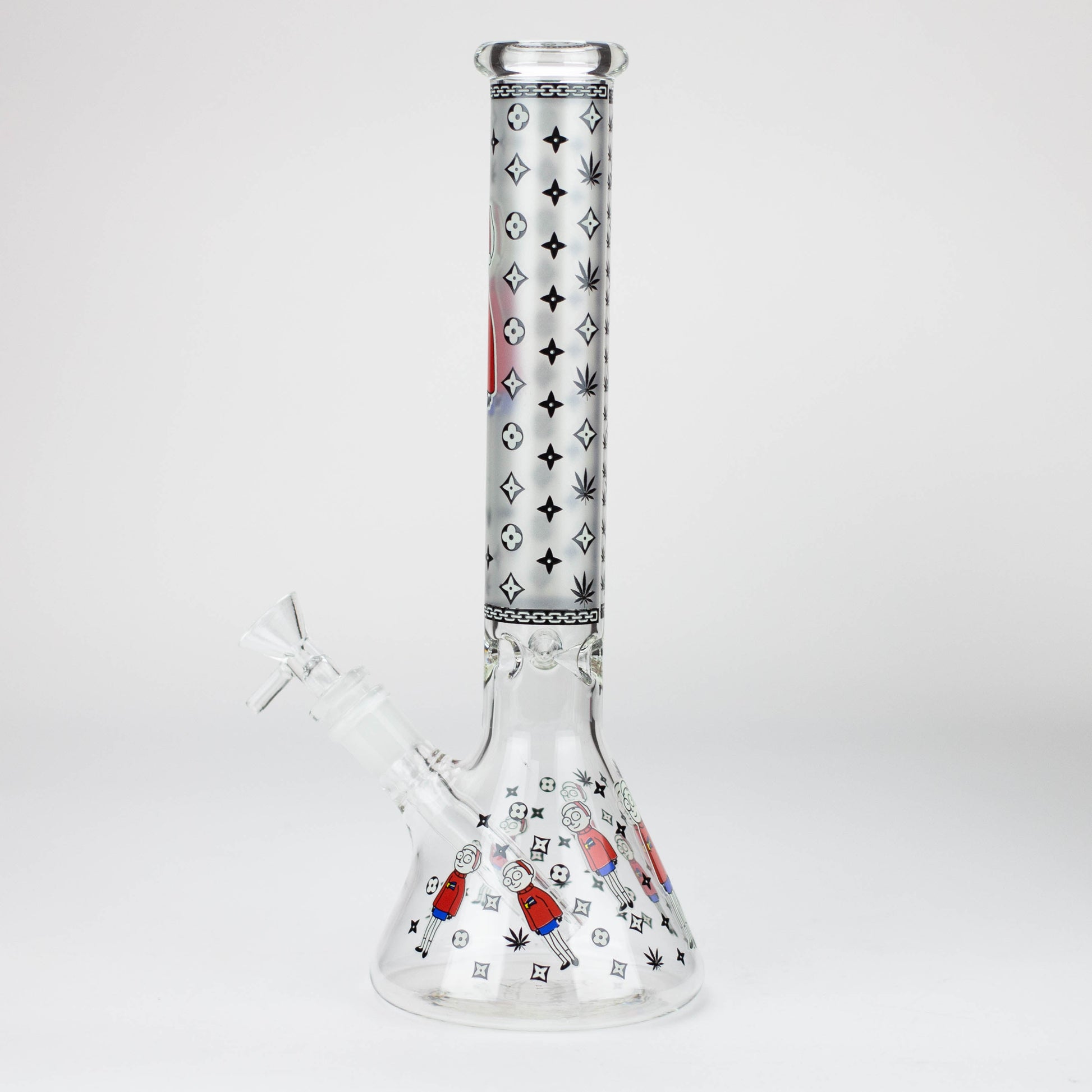 12" Cartoon glass water bong-Glow in the dark [GBT21004]_11