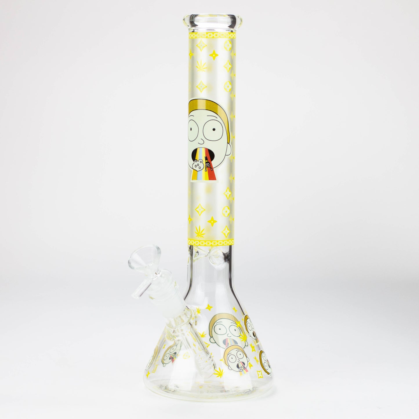 12" Cartoon glass water bong-Glow in the dark [GBT21004]_4