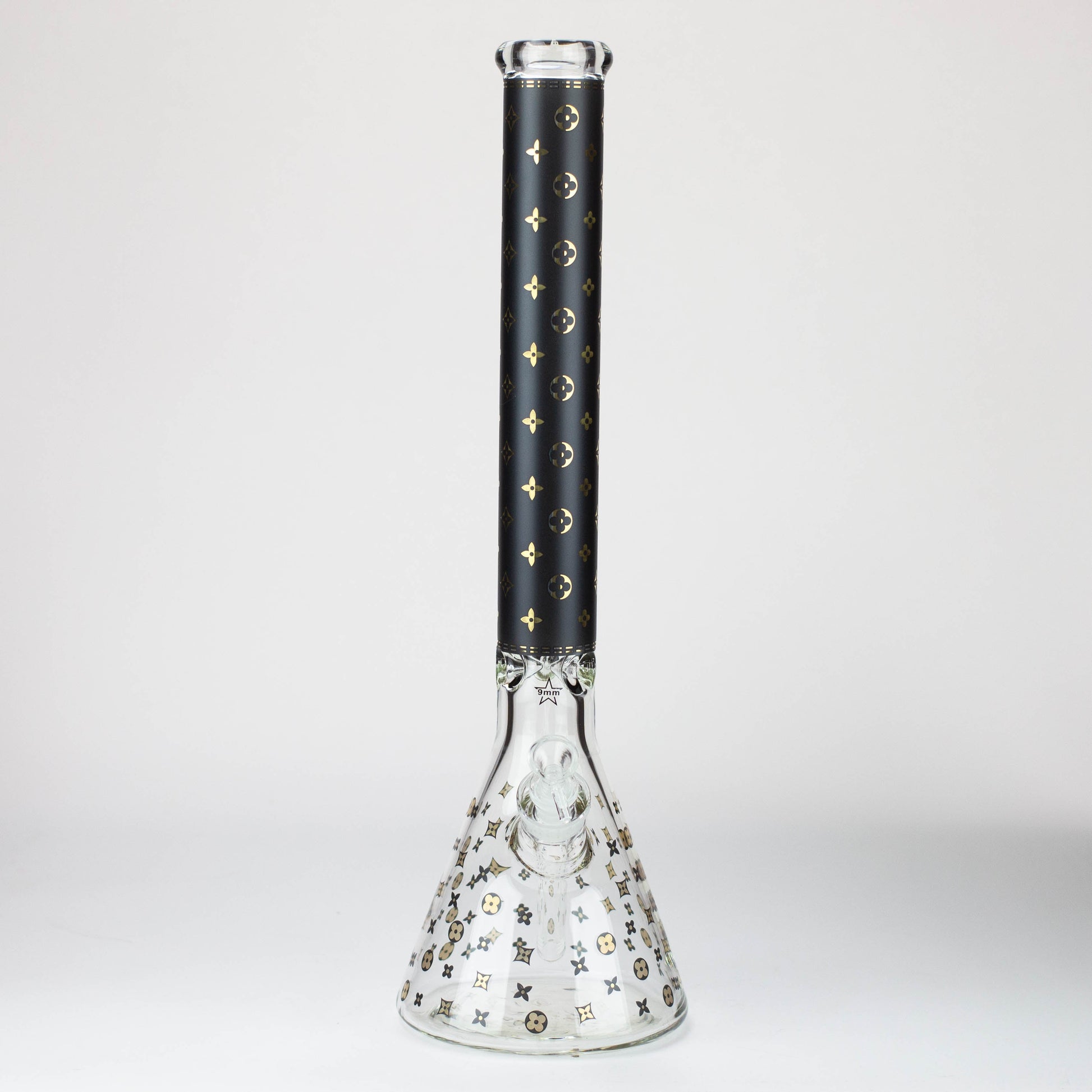 20" Luxury Patterned 9 mm glass water bong [GBT2103]_13