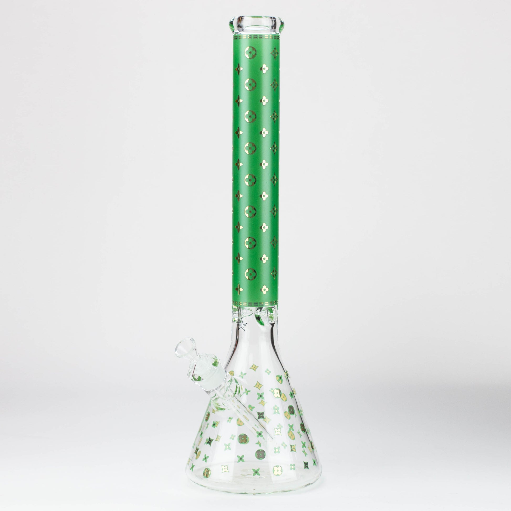 20" Luxury Patterned 9 mm glass water bong [GBT2103]_11