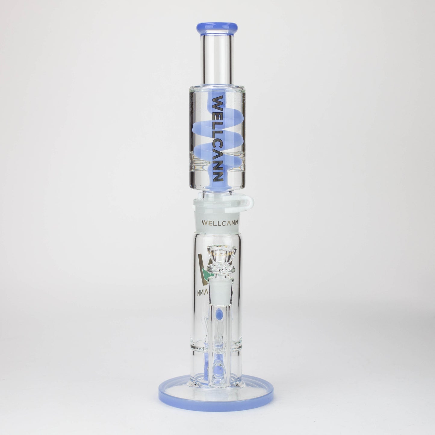 WELLCANN | 14.5" Glycerine Detachable Glass Bong [606]_11