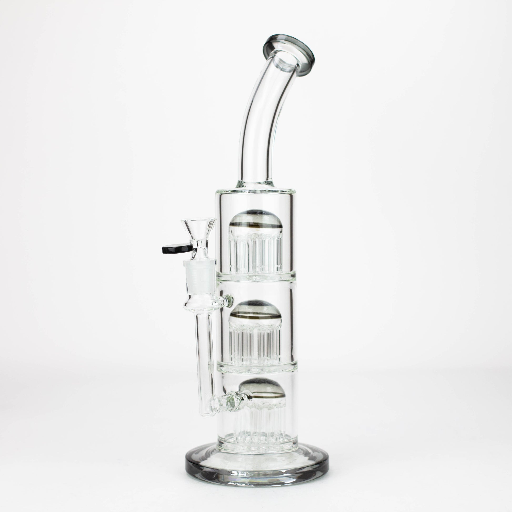 13'' Triple 8arms perc glass bong [G31022]_8