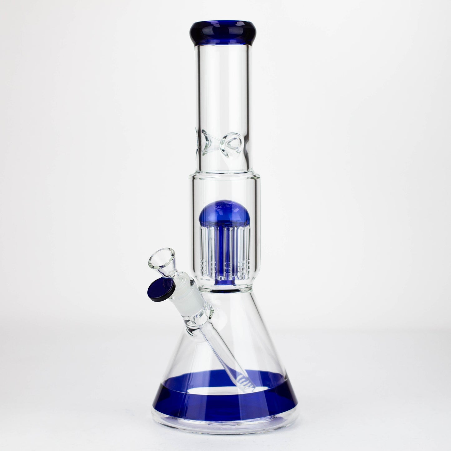 14" Single 8 arms perc, glass water bong [G01037]_3