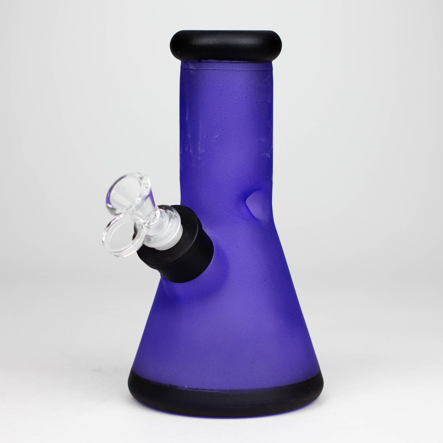 8" Soft glass 7mm beaker water bong [M08001]_15