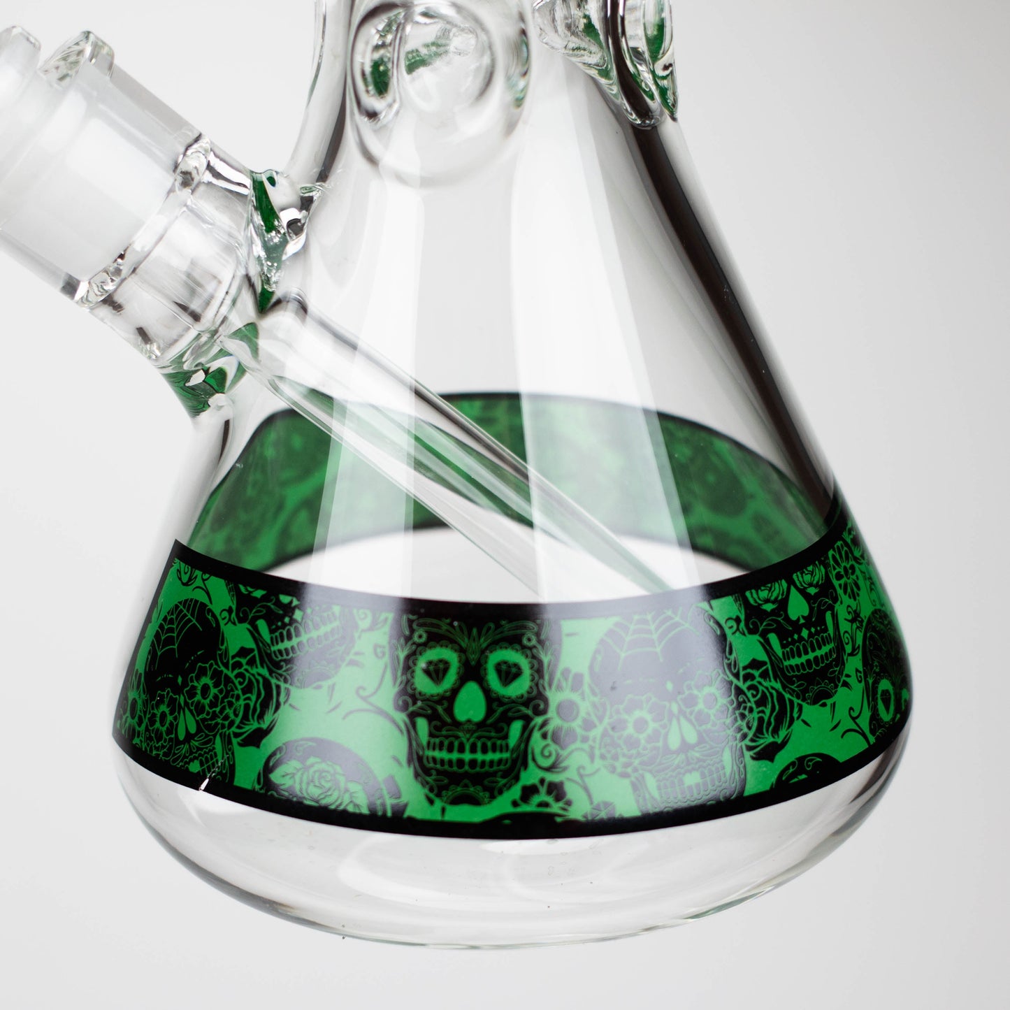 Infyniti | 14" Skull beaker 7 mm glass bong [GP1736B]_3