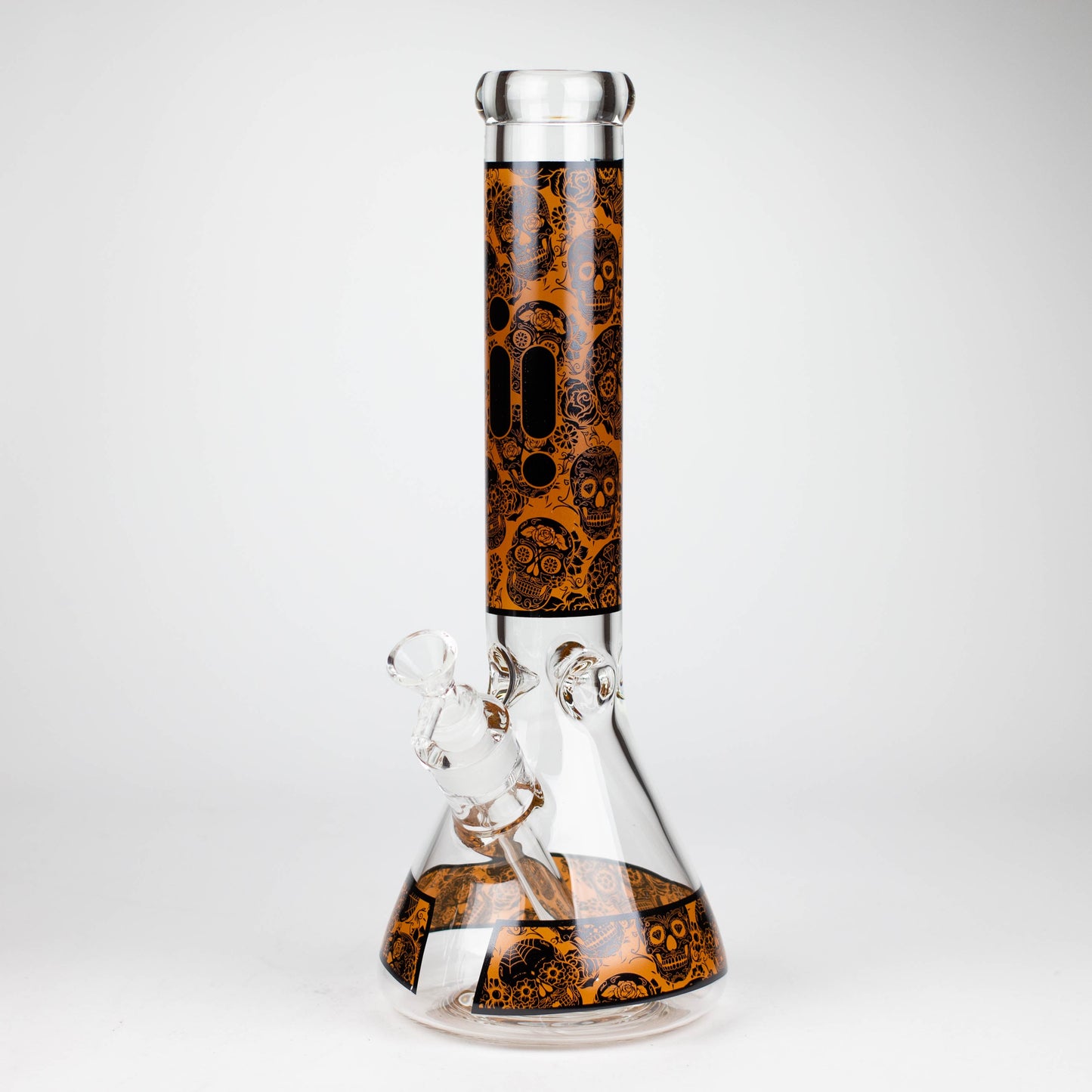 Infyniti | 14" Skull beaker 7 mm glass bong [GP1736B]_6