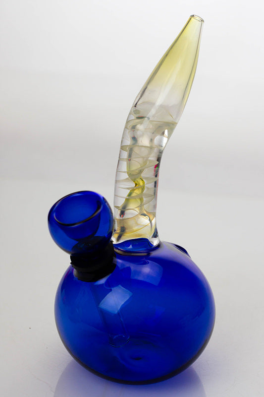 5.5" changing color glass water bong_4