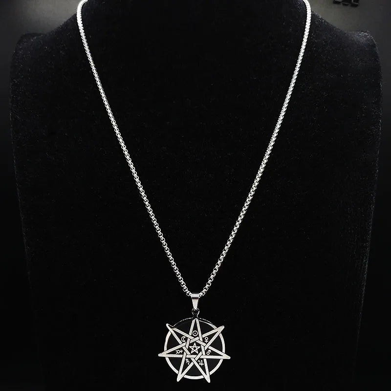 Seven Pointed Elf Necklace