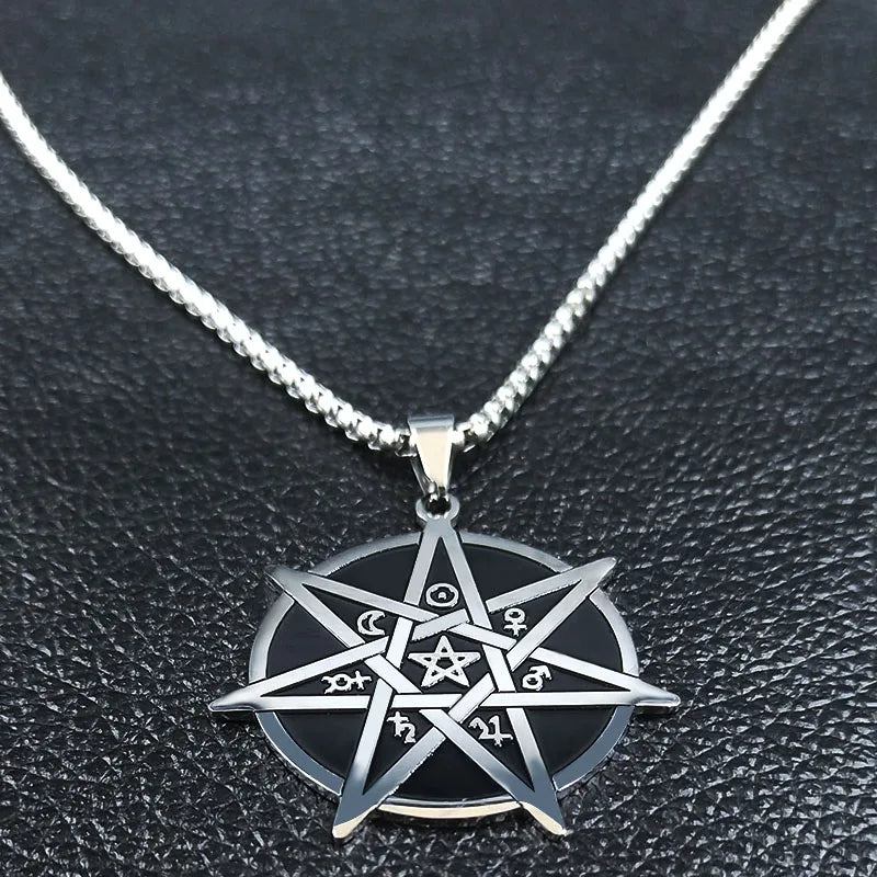 Seven Pointed Elf Necklace