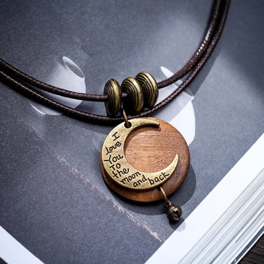 Love You To The Moon And Back chocker necklace