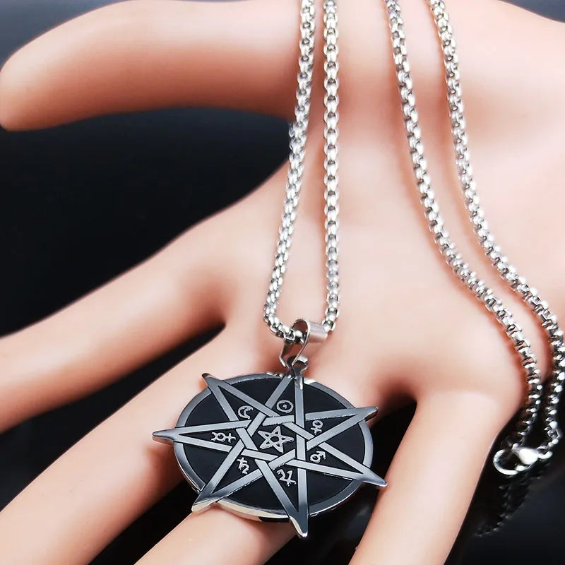 Seven Pointed Elf Necklace