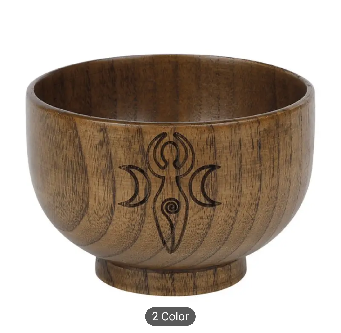 Wooden carved bowl