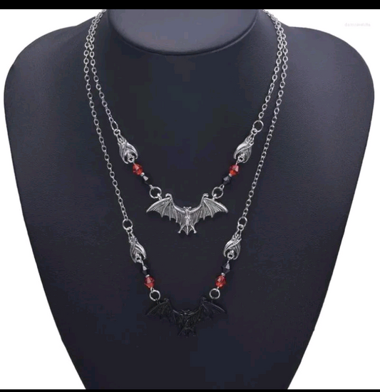 Bat necklace