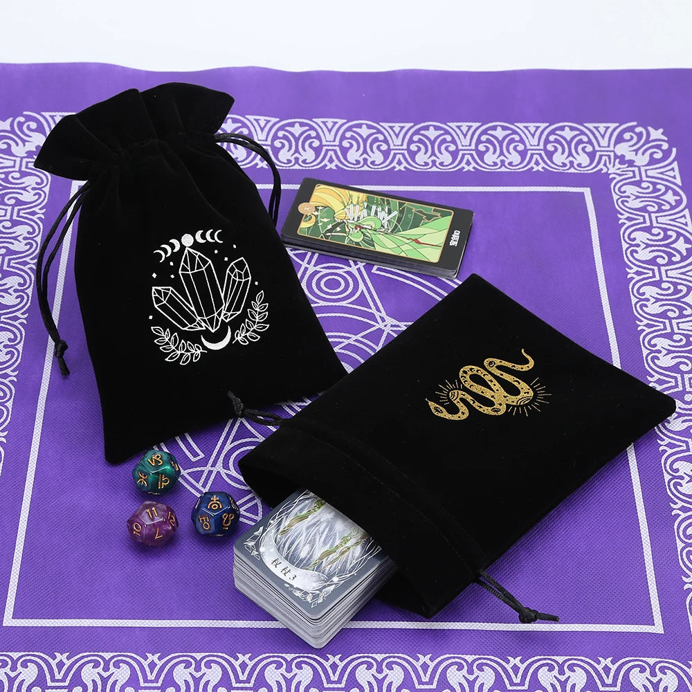 embroidery tarot bag