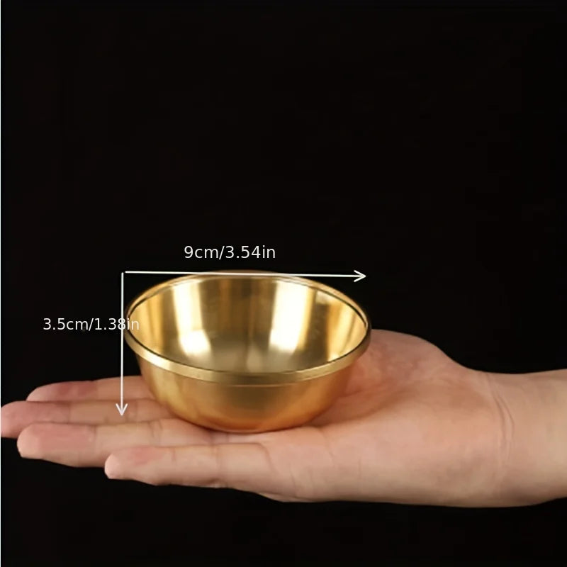 small brass alter bowl