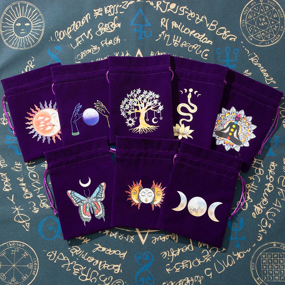 velvet tarot storage bag