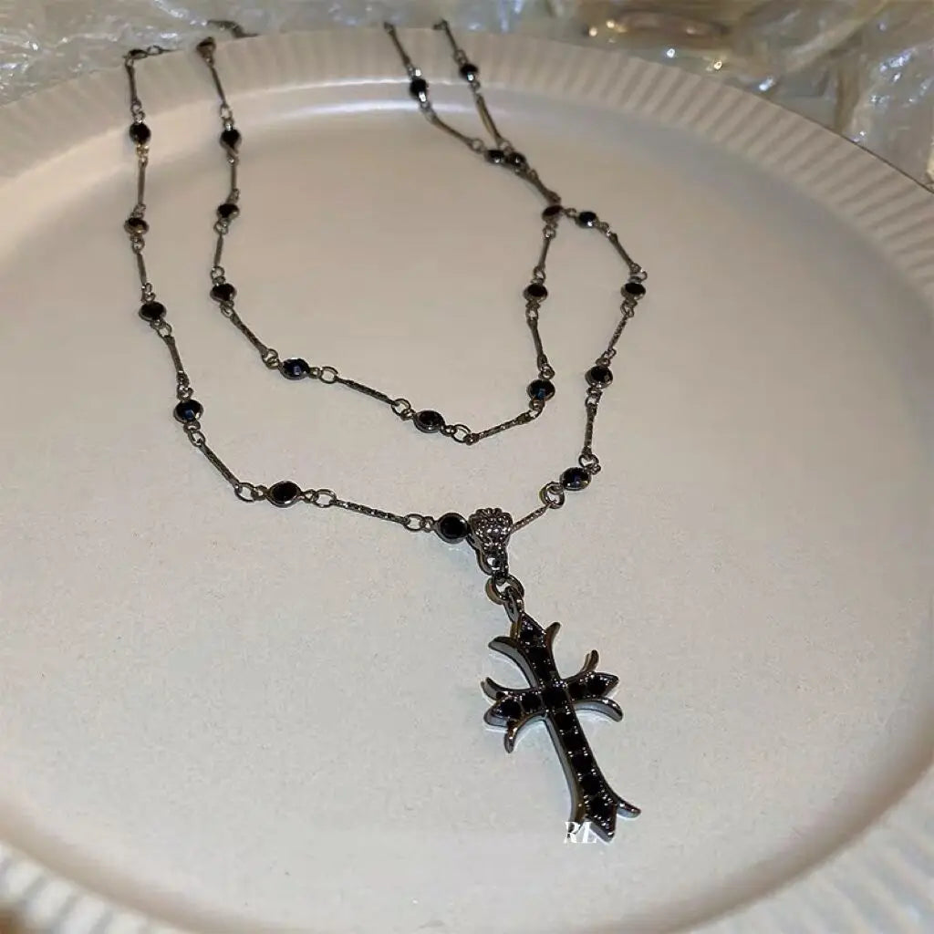 Diablo cross Necklace