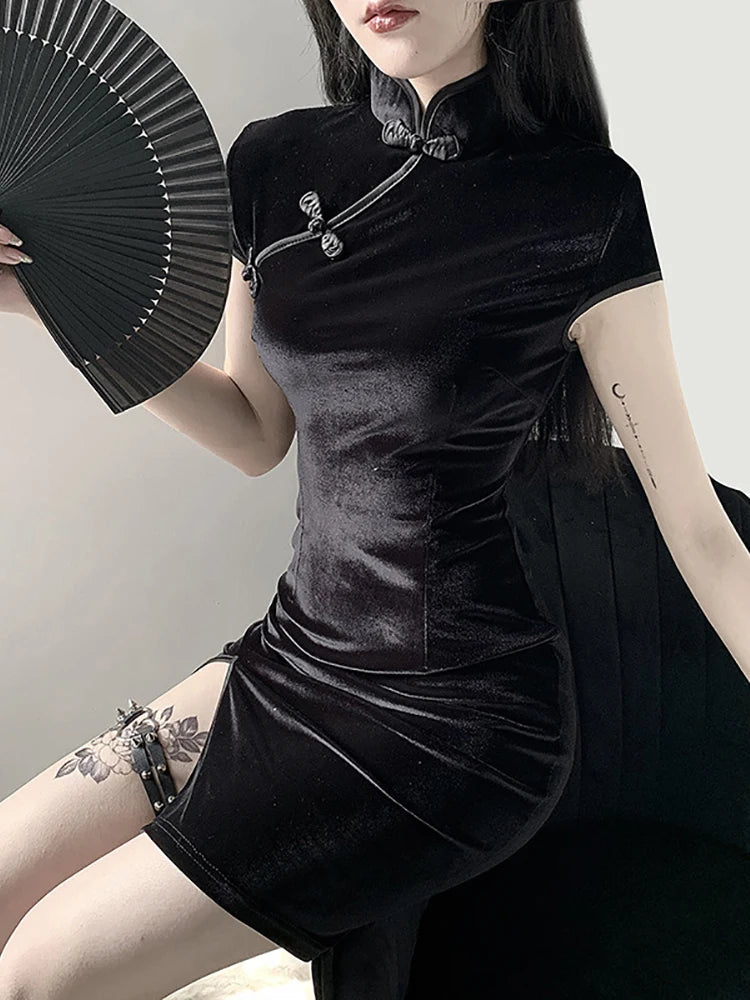 Goth Dark Chinese style Dress