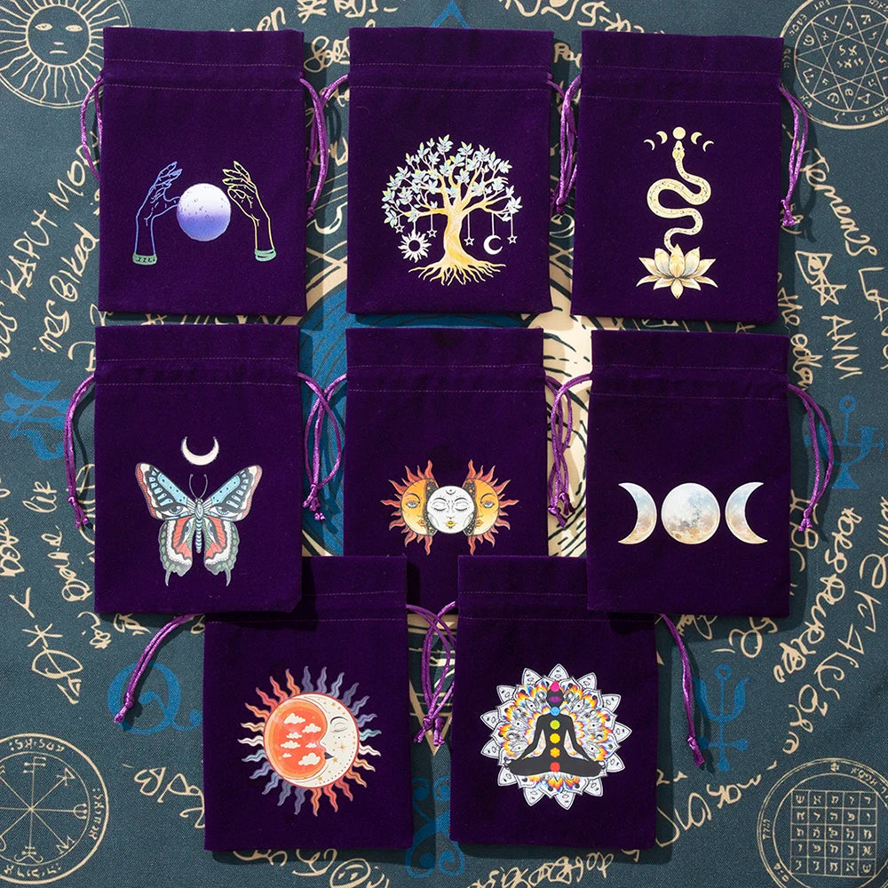 velvet tarot storage bag