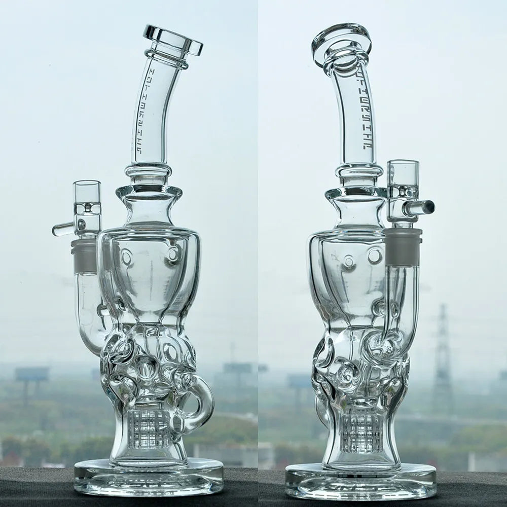 clear bubbler with doubler recycler